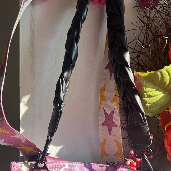 Metallic Pink Quilted Shoulder Bag Sunday sale - Picture 2 of 16